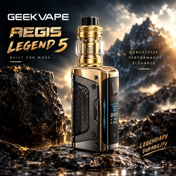 Pack Aegis Legend 5 5.5ml (Zeus Sub-Ohm 5) 2x18650 - Geekvape