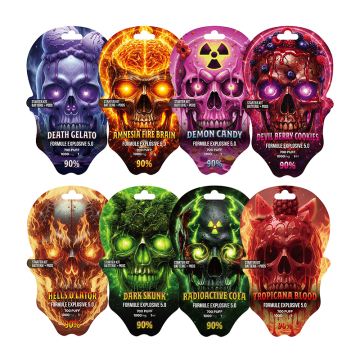 Starter Kit 700 Puff CBD - Skull Vape By Formule Explosive