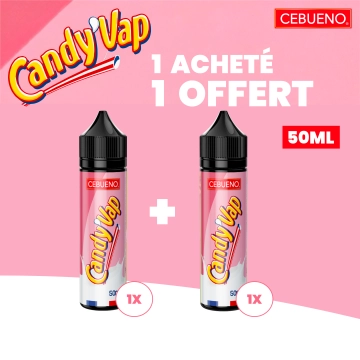 1 Candy Vap Purchased, 1 Free 0mg 50ml - Cebueno