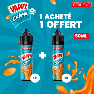 1 Vappy Purchased, 1 Free 0mg 50ml - Cebueno