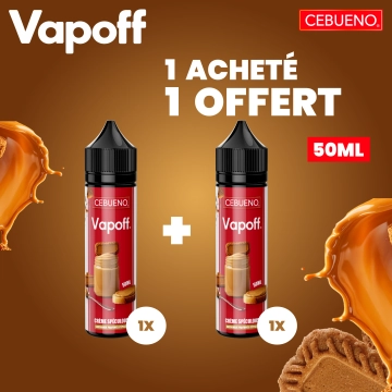 1 Vapoff Purchased, 1 Free 0mg 50ml - Cebueno