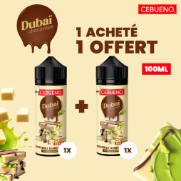 1 Dubaï Chocovape White Purchased, 1 Free 0mg 100ml - Cebueno