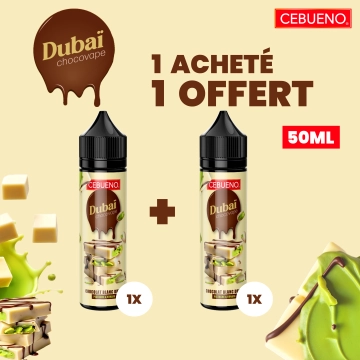 1 Dubaï Chocovape White Purchased, 1 Free 0mg 50ml - Cebueno