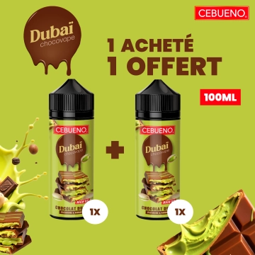 1 Dubaï Chocovape Purchased, 1 Free 0mg 100ml - Cebueno