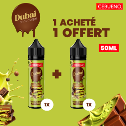 1 Dubaï Chocovape Purchased, 1 Free 0mg 50ml - Cebueno