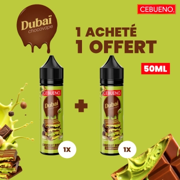 1 Dubaï Chocovape Purchased, 1 Free 0mg 50ml - Cebueno