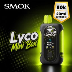 Lyco Mini Box 80K + 2 E-liquids 1000mAh 20ml / 20mg - Smoktech