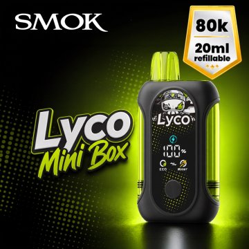 Mini Box 80K + 2 E-liquides 1000mAh 20ml / 20mg - Lyco