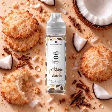N°306 Cookie Coco Classic 0mg 50ml - Maître Vapotier