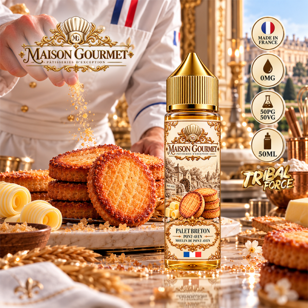 Palet Breton 0mg 50ml - Maison Gourmet by Tribal Force