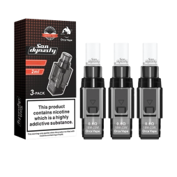 Cartouches San Dynasty 0.6/0.8Ω 2ml (3pcs) - Gerobak Vaper X Orca Vape