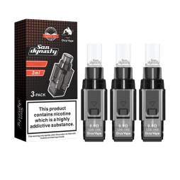 Cartouches San Dynasty 0.6/0.8Ω 2ml (3pcs) - Gerobak Vaper X Orca Vape