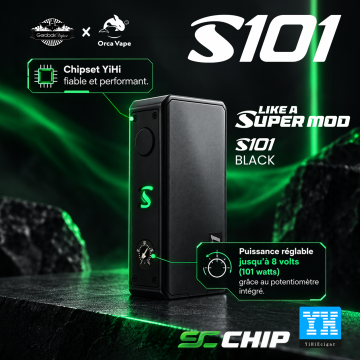 Mod S101 21700/20700/18650 - San Indonesia X Gerobak Vaper