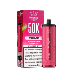 Starter Kit Hypermax Prime 50k 1000mAh 20ml / 6mg - Crown Bar by Al Fakher