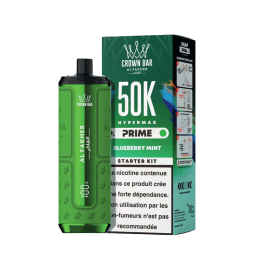 Starter Kit Hypermax Prime 50k 1000mAh 20ml / 6mg - Crown Bar by Al Fakher