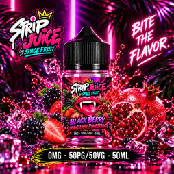 Salak Pomegranate Black Berries Strawberry 0mg 50ml - Strip Juice by Space Fruit
