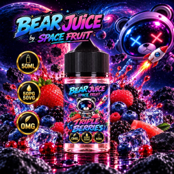 Triple Berries 0mg 50ml - Bear Juice by Space Fruit