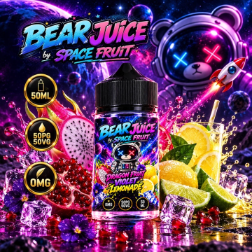 Dragon Fruit Violet Pomegranate Lemon Lime Lemonade 0mg 50ml - Bear Juice by Space Fruit