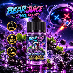 Grape Blackcurrant 0mg 50ml - Bear Juice by Space Fruit