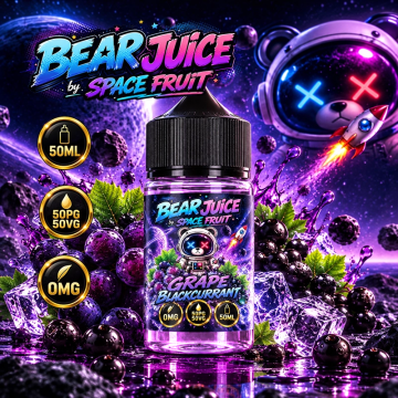 Grape Blackcurrant 0mg 50ml - Bear Juice by Space Fruit
