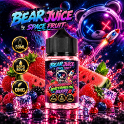 Strawberry Watermelon Berry 0mg 50ml - Bear Juice by Space Fruit