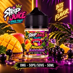 Mango Blackcurrant 0mg 50ml - Strip Juice by Space Fruit