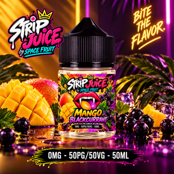 Mango Blackcurrant 0mg 50ml - Strip Juice by Space Fruit