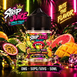 Lemon Lime Pomelo Passion Fruit Mango 0mg 50ml - Strip Juice by Space Fruit