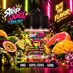 Lemon Lime Pomelo Passion Fruit Mango 0mg 50ml - Strip Juice by Space Fruit
