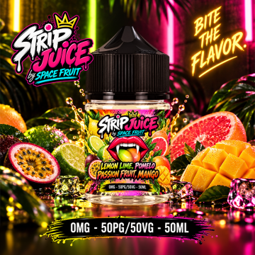 Lemon Lime Pomelo Passion Fruit Mango 0mg 50ml - Strip Juice by Space Fruit