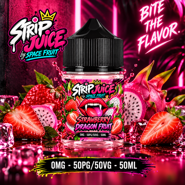 Strawberry Dragon Fruit 0mg 50ml - Strip Juice by Space Fruit