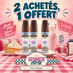 2 Cola Shades Achetés, 1 Offert 0mg 50ml - Ice by Dinner Lady
