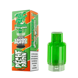 Pre-filled Cartridge 15K 10mg (1pc) - Wpuff Fusion by Liquideo