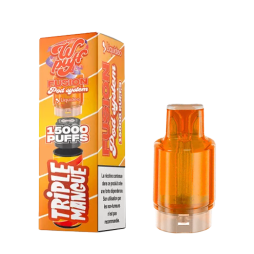 Pre-filled Cartridge 15K 10mg (1pc) - Wpuff Fusion by Liquideo