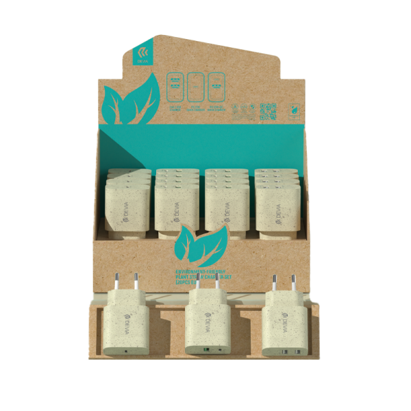 Eco-Friendly AC Adapter Starter Pack (20 pcs) - DEVIA