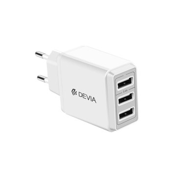 AC Adapter / 3-Port USB-A 3.4A 5V - Smart Series by Devia