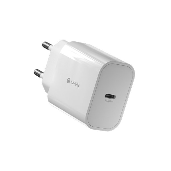 Smart Series AC Adapter / USB-C 3A 5V PD Fast Charge 3.0 - Smart Series by Devia