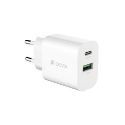 AC Adapter / USB-C & USB-A 3A 5V PD+QC Fast Charge 3.0 - Smart Series by Devia