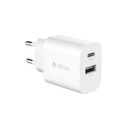 Adaptateur Secteur / USB-C & USB-A 3A 5V PD+QC Fast Charge 3.0 - Smart Series by Devia