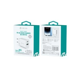 Adaptateur Secteur / USB-C & USB-A 3A 5V PD+QC Fast Charge 3.0 - Smart Series by Devia