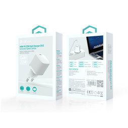Mini Adaptateur Secteur / USB-C 3A 5V 20W PD GaN - Extreme Speed Series by Devia
