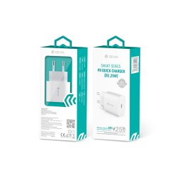 AC Adapter / USB-C 3A 5V 25W PD Quick Charge - Smart Series by Devia