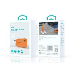Adaptateur Secteur Ultra6 / USB-C 3A 5V 60W PD GaN - Devia