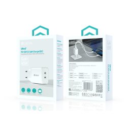 AC Adapter Ultra7 / 2 USB-C 3A 5V 45W PD GaN - Devia