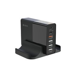 Desktop Charger / 4 USB-A & 2 USB-C 3A 5V 80W PD - Extreme Speed Series by Devia