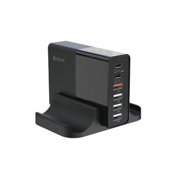 Desktop Charger / 4 USB-A & 2 USB-C 3A 5V 80W PD - Extreme Speed Series by Devia