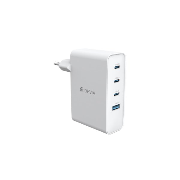 AC Adapter / 3 USB-C & 1 USB-A 3A 5V 100W PD GaN - Extreme Speed Series by Devia