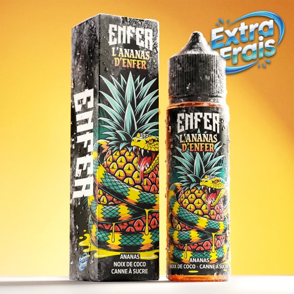 L’Ananas d'ENFER 0mg 50ml - Les Fruits d'ENFER by ENFER
