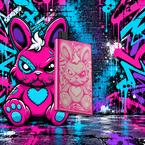Kit Pod Zeltu X3+ 2ml 1000mAh Rabbit Matte Pink Engraved - Zeltu