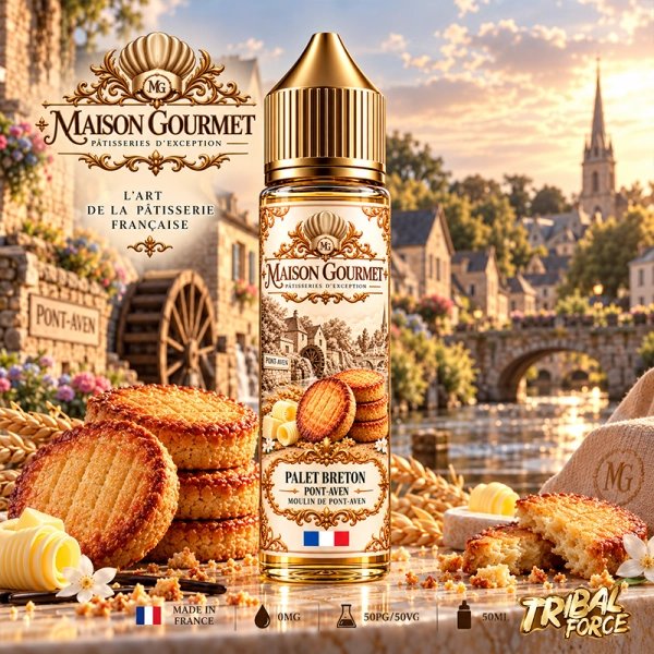 [Sample] Palet Breton 0mg 50ml - Maison Gourmet by Tribal Force